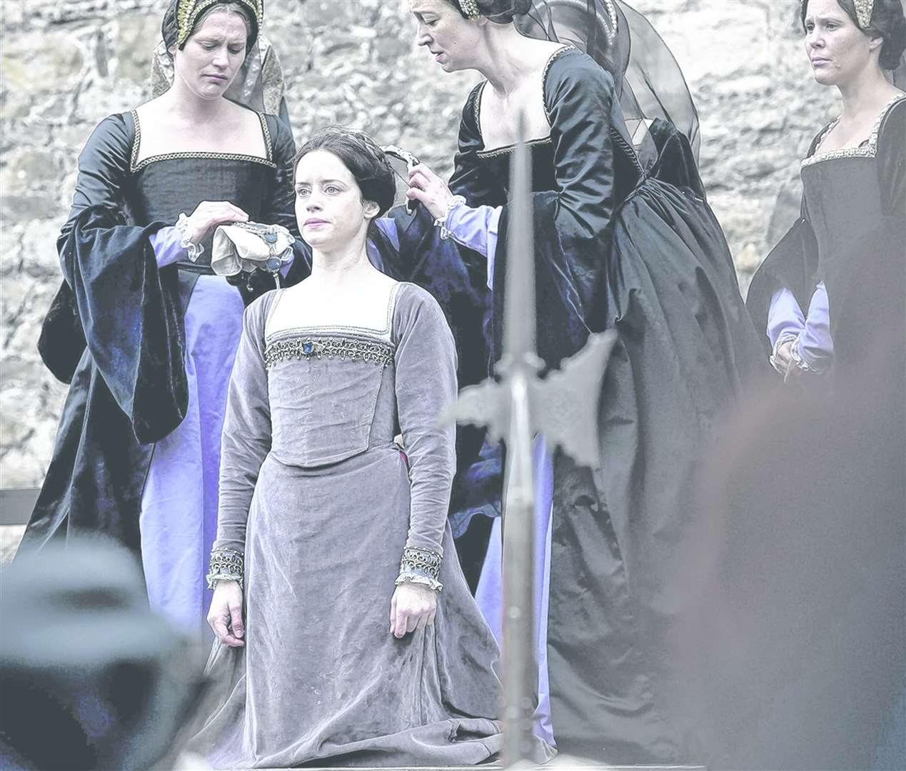 Claire Foy as Anne Boleyn in the BBC drama Wolf Hall