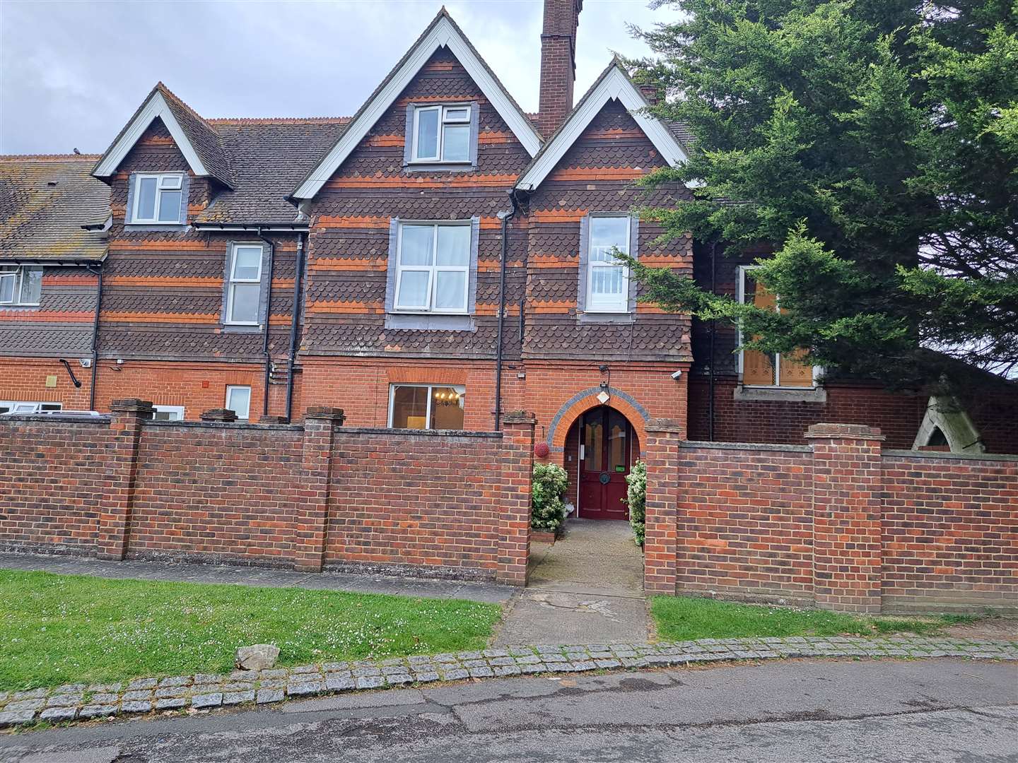 The care home's distinctive brick wall will be lost