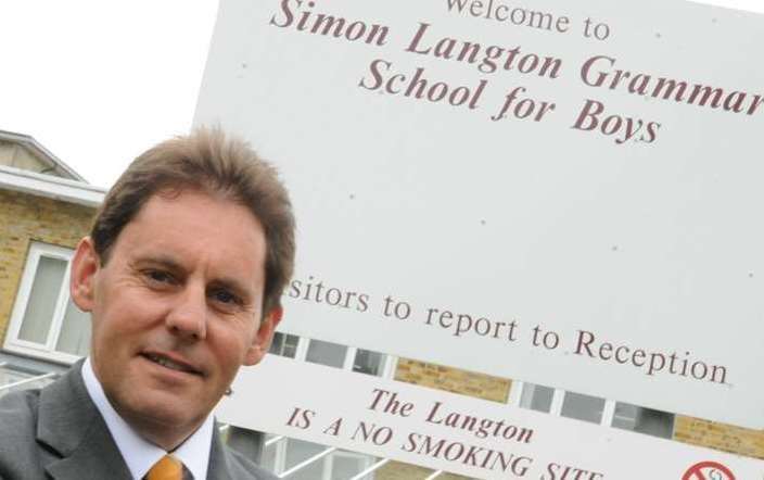 Langton Boys' head teacher Ken Moffat