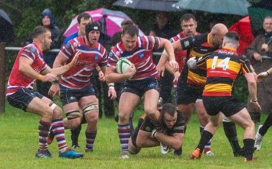 Match action as Tonbridge Juddians battle Cinderford (51867651)