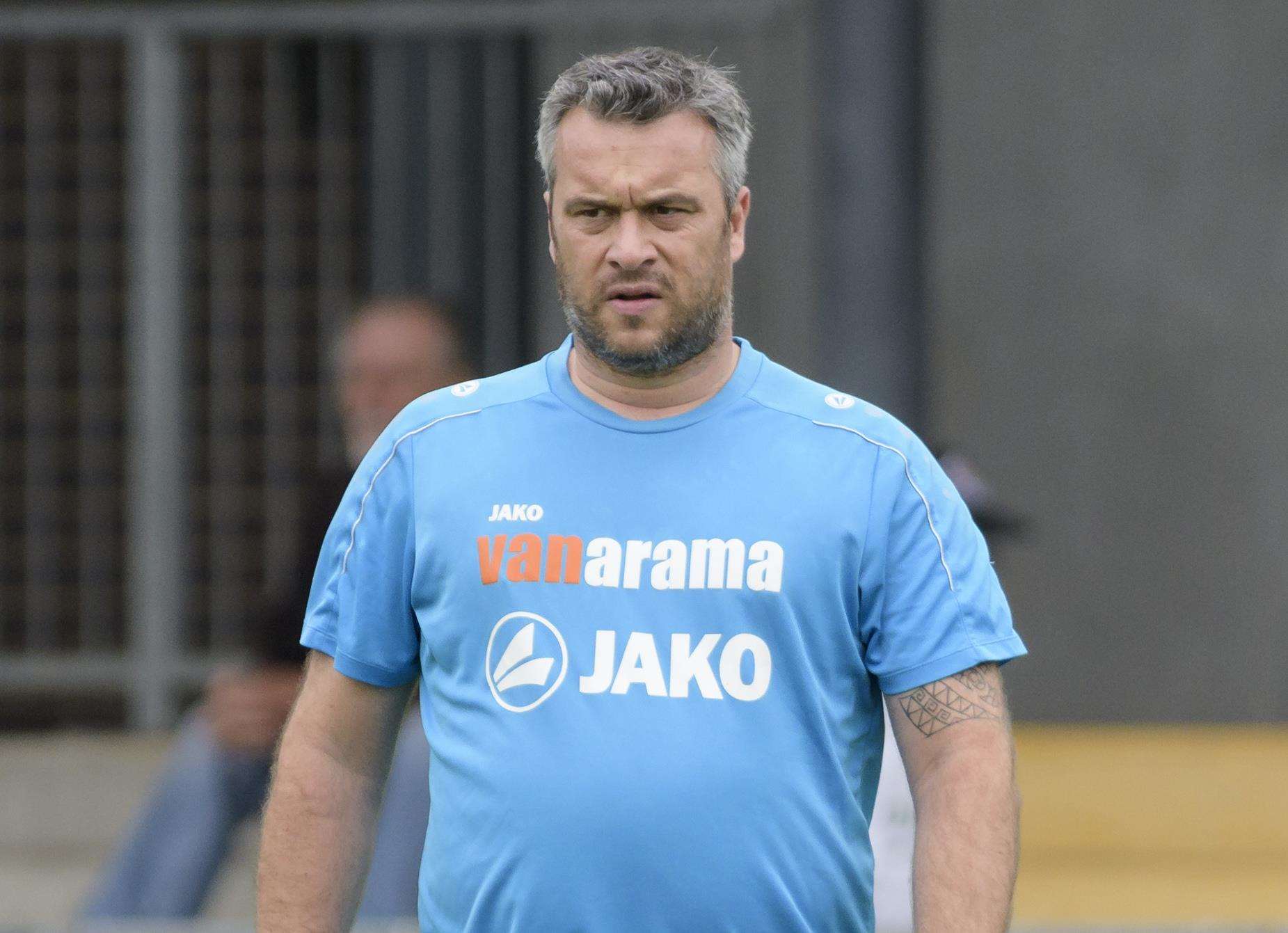 Dartford joint-manager Adam Flanagan Picture: Andy Payton