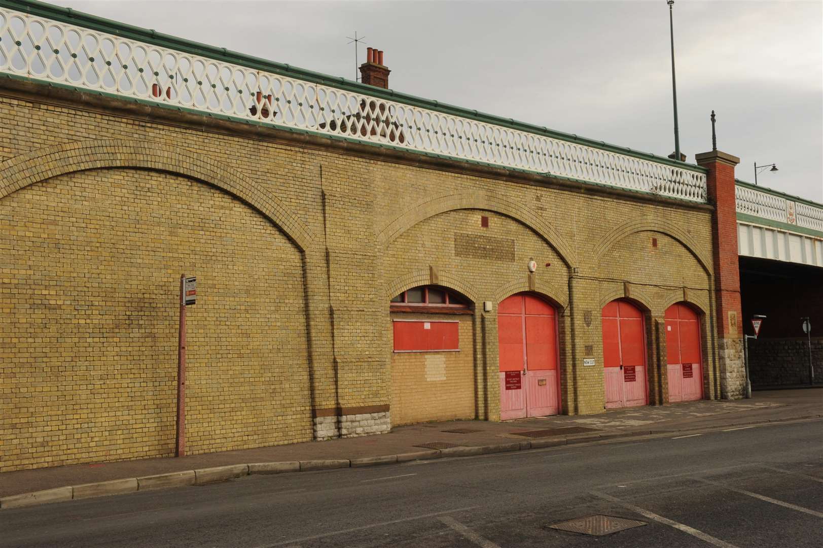 The old fire station in Chatham before work started to transform it. Picture: Steve Crispe