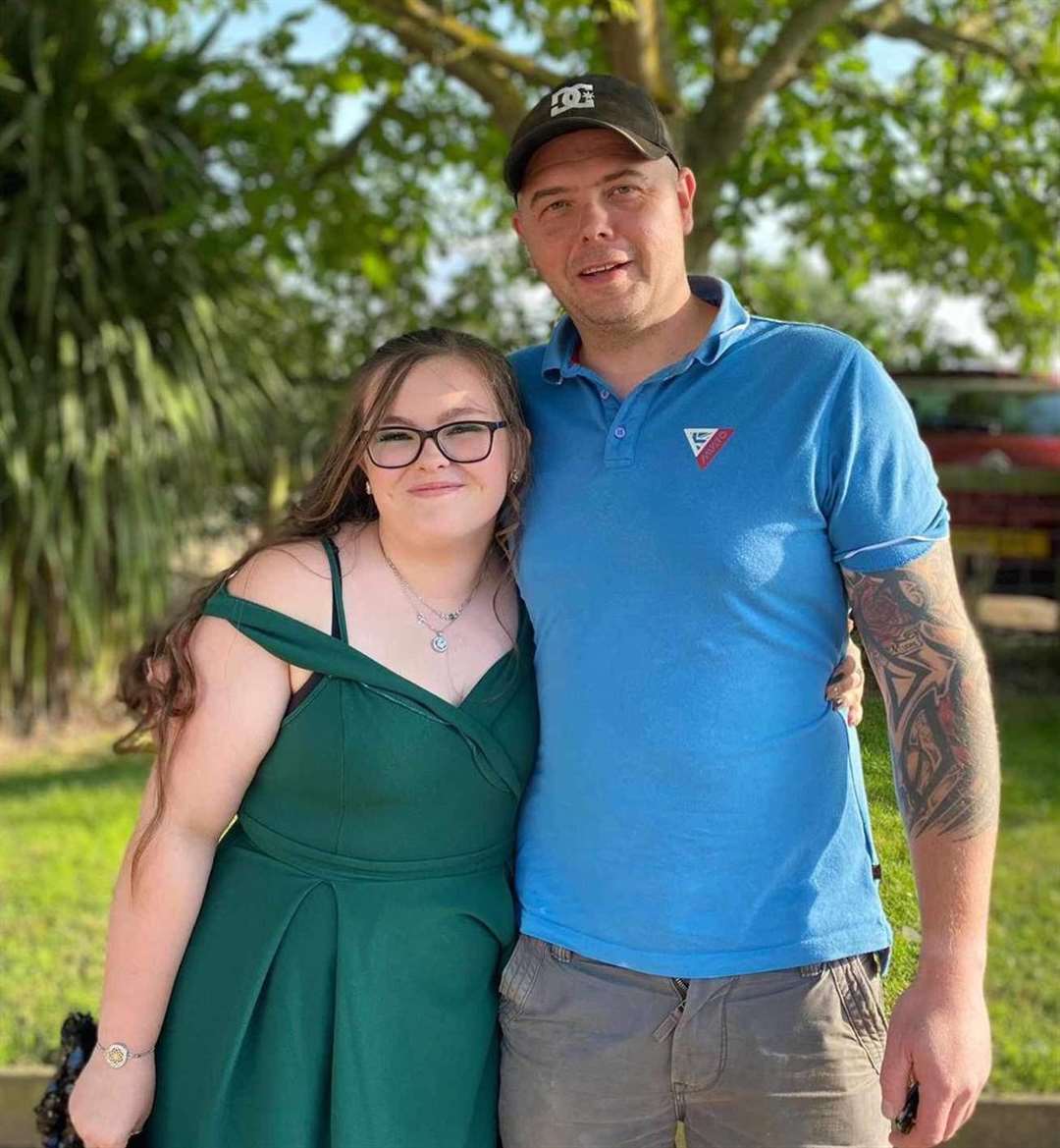 Maddy's mechanic dream started in her early years after being on the sides of the racetrack with her dad, Andy. Photo: Maddy Lovett