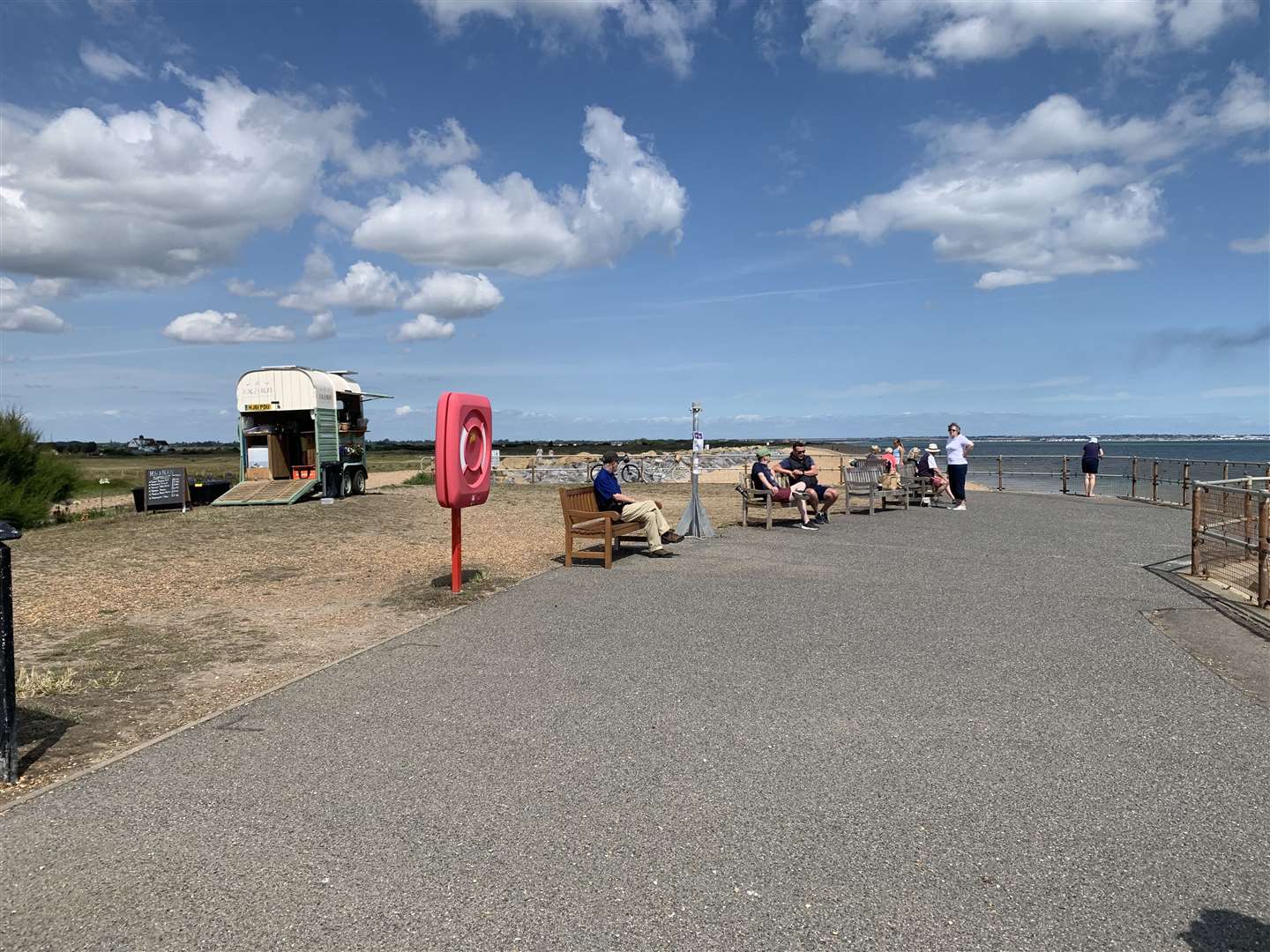 The mobile cafe has helped attract up to 400 visitors to the garden a day