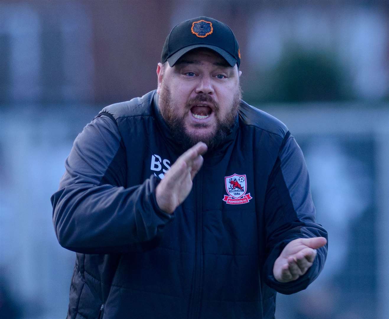 Ramsgate manager Ben Smith. Picture: Stuart Watson