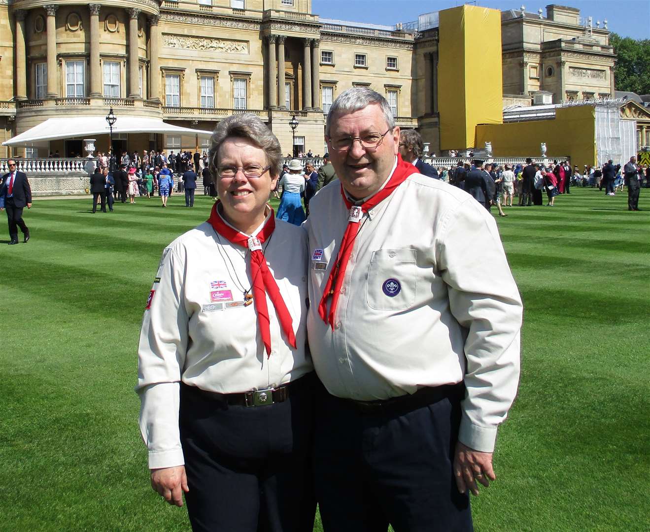 Husband-and-wife duo Jim and Beccy Martin, both volunteers at the Hamlet Wood Scout Campsite. Picture: Beccy Martin