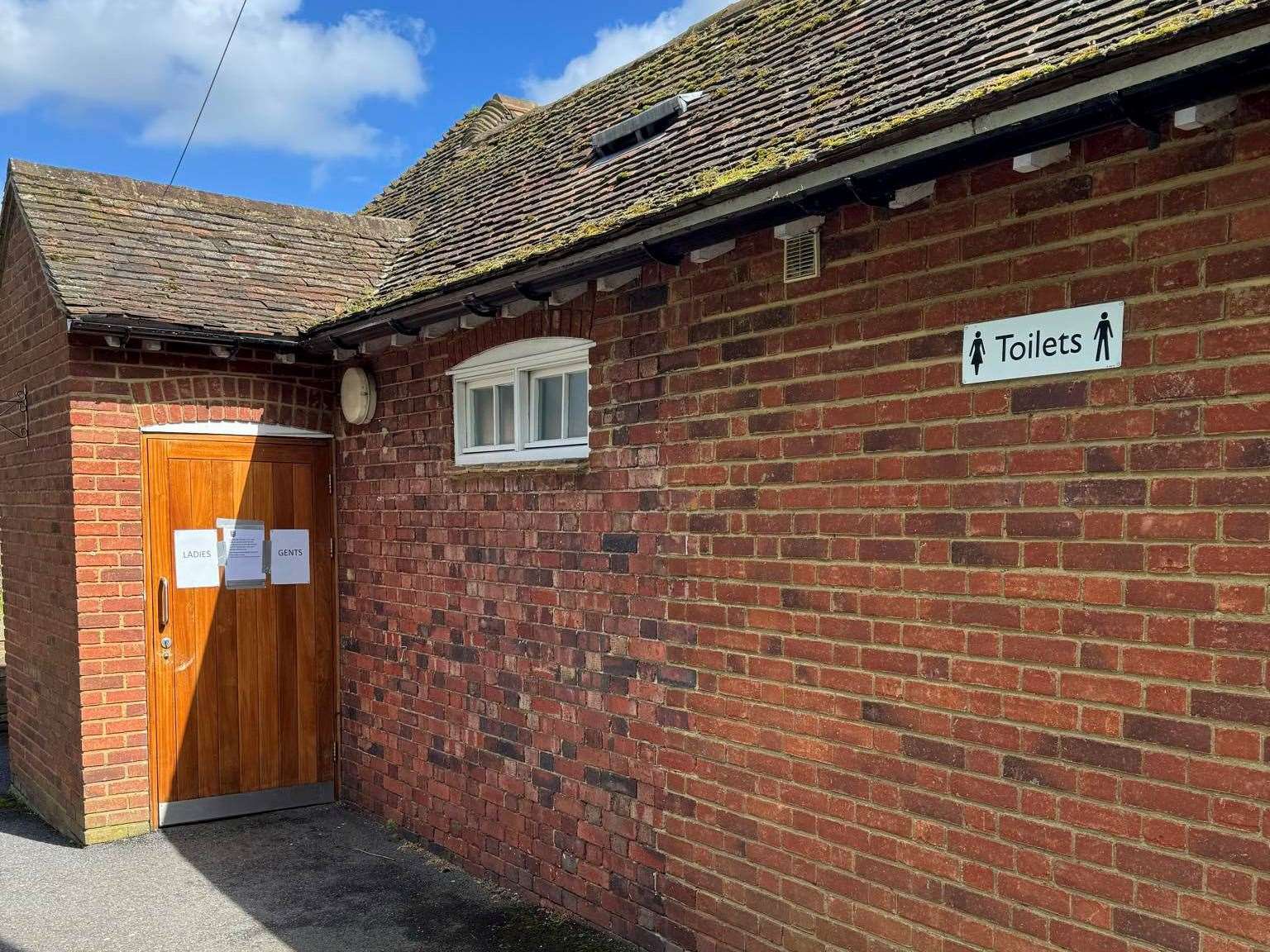 The public toilets in The Quay, Sandwich, are shut following vandalism. Picture: Cllr Dan Friend