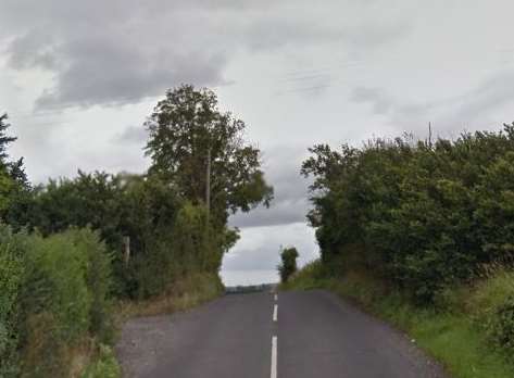 The crash happened on a hump in the road on Lower Road, Higham