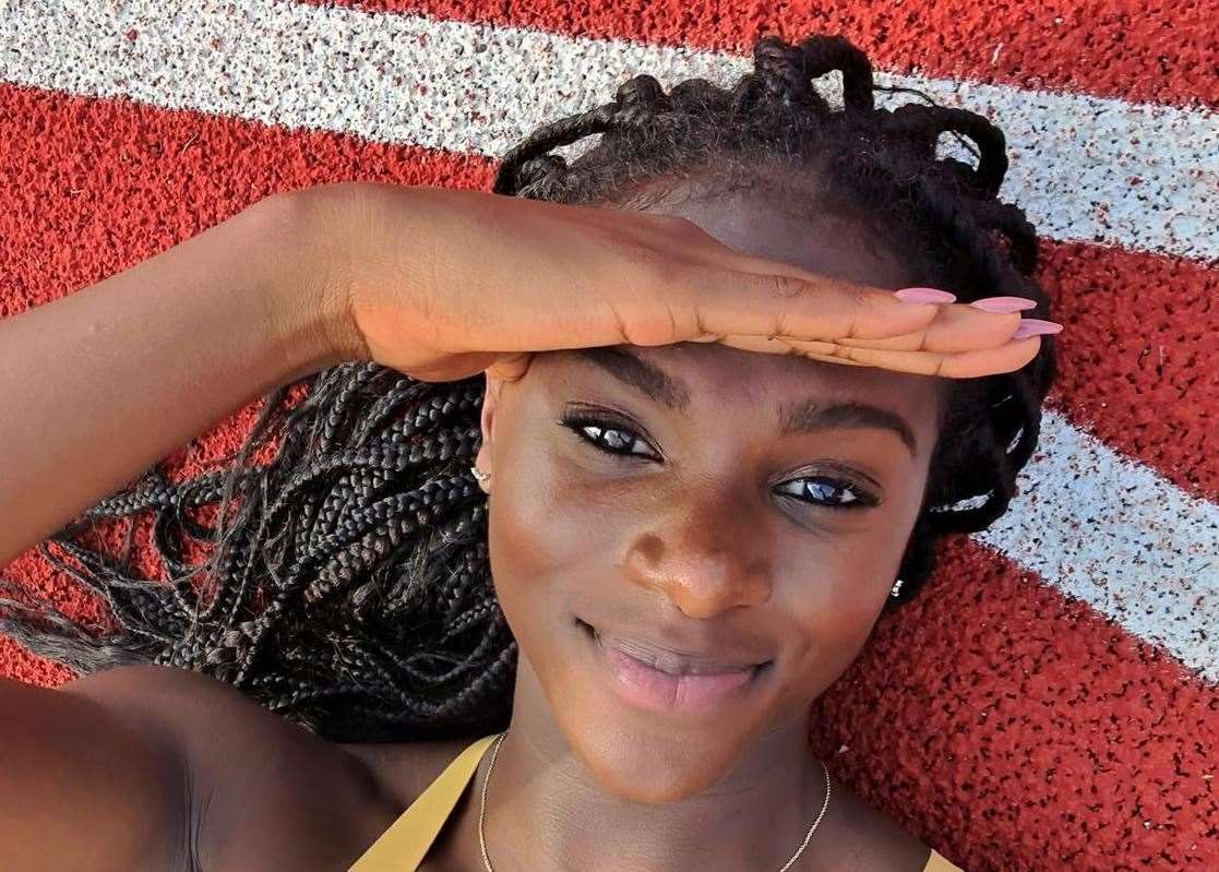 Orpington sprinter Dina Asher-Smith. Picture: Dina Asher-Smith / Twitter