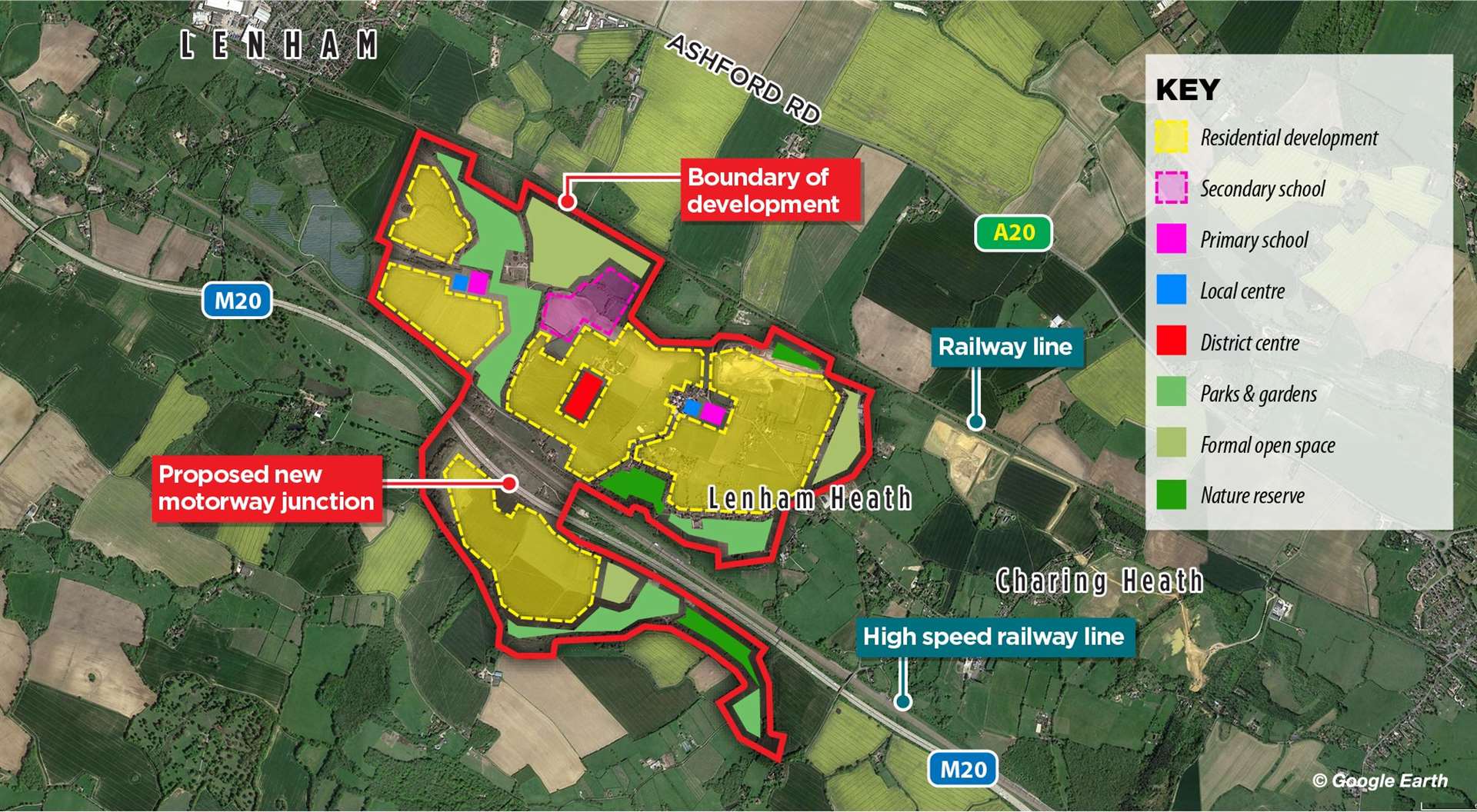 Maidstone Borough Council's vision for the Lenham garden community