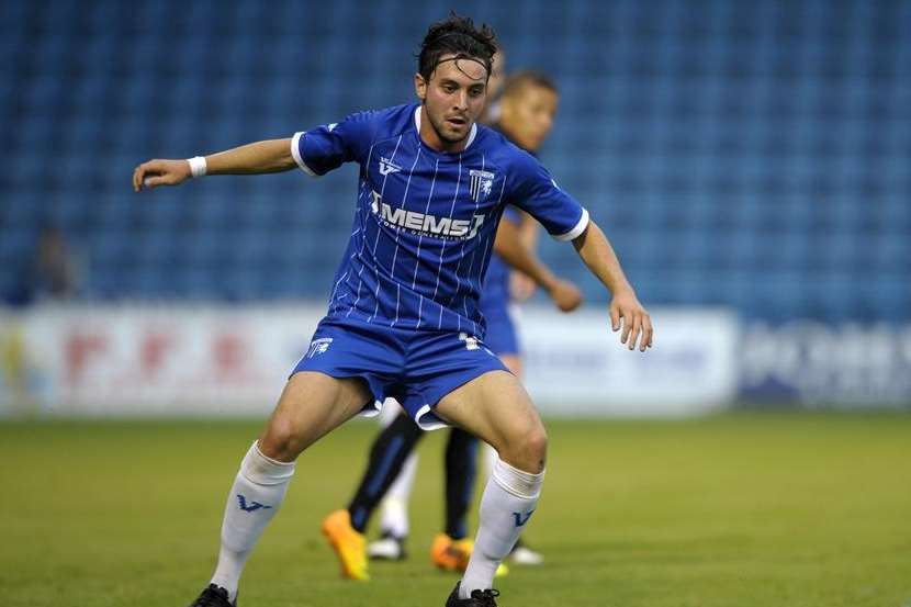 Former Gillingham man Charlie Allen scored for Margate Picture: Barry Goodwin