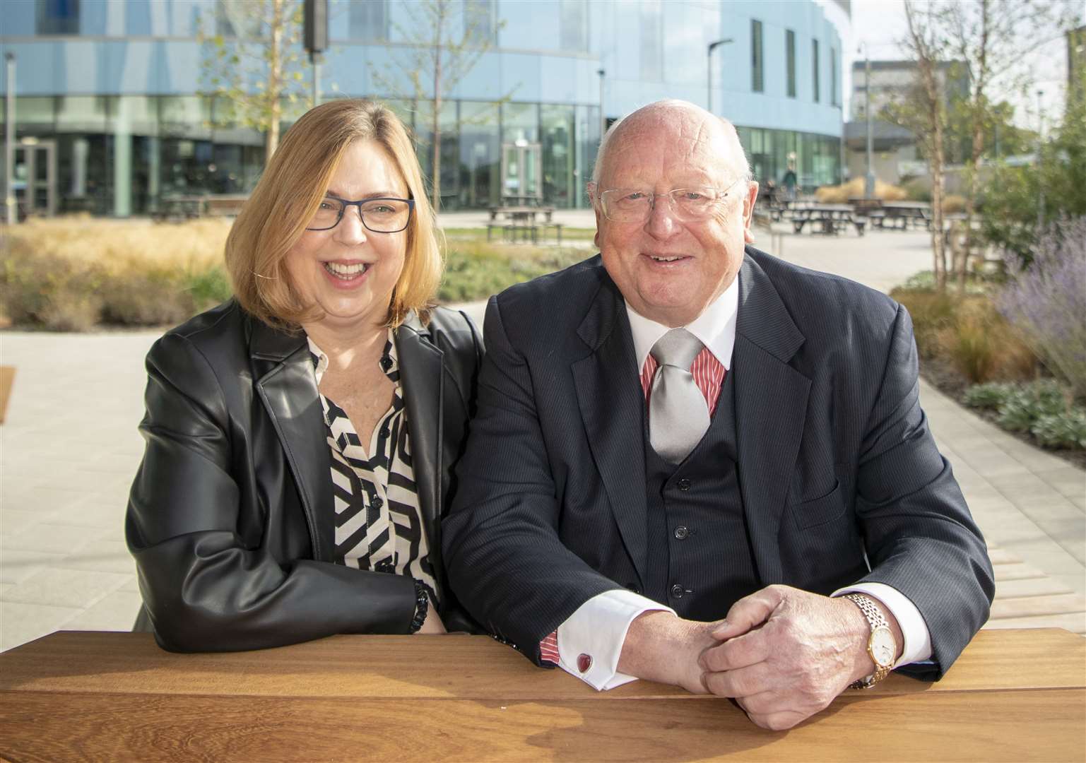 Katie Mitchell and Professor John Wallwork