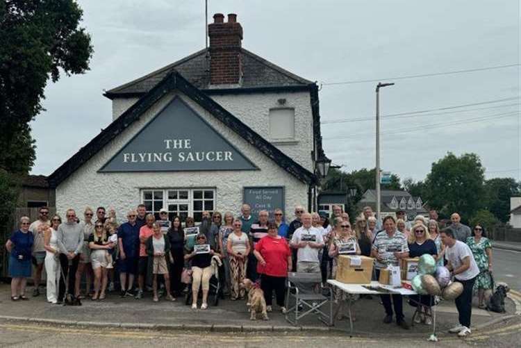 Campaigners have reached a milestone to reopen The Flying Saucer in Hempstead. Picture: Joshua Wood