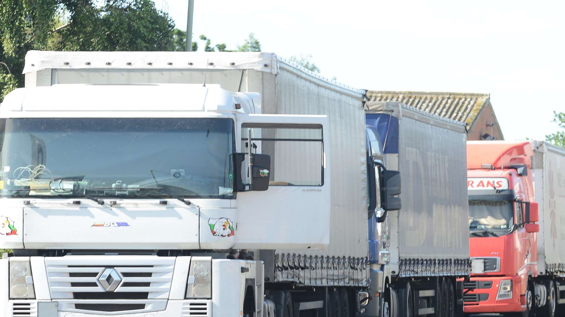 Police have taken action over parked nuisance lorries. Library picture