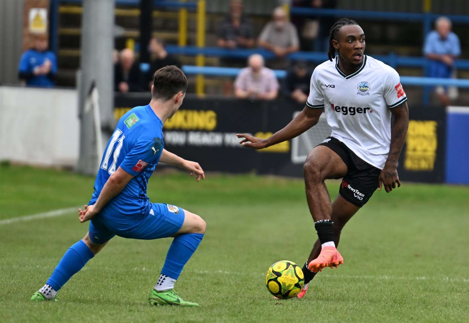 Dover proved too good for Dartford in Isthmian Premier on Saturday. Picture: Barry Goodwin