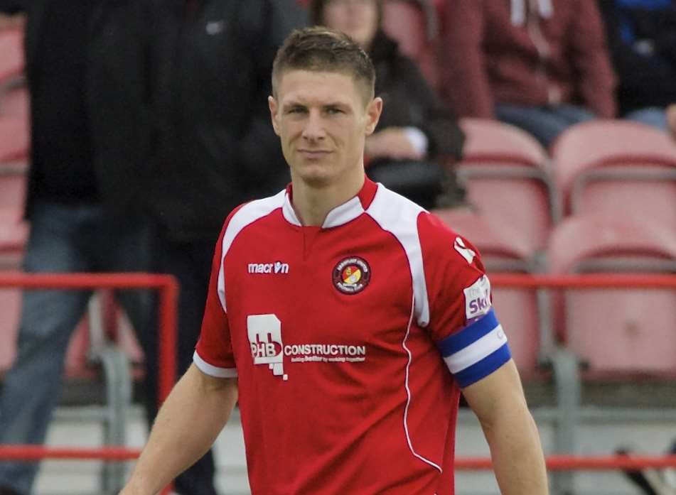 Paul Lorraine during his time as Ebbsfleet United captain Picture: Andy Payton