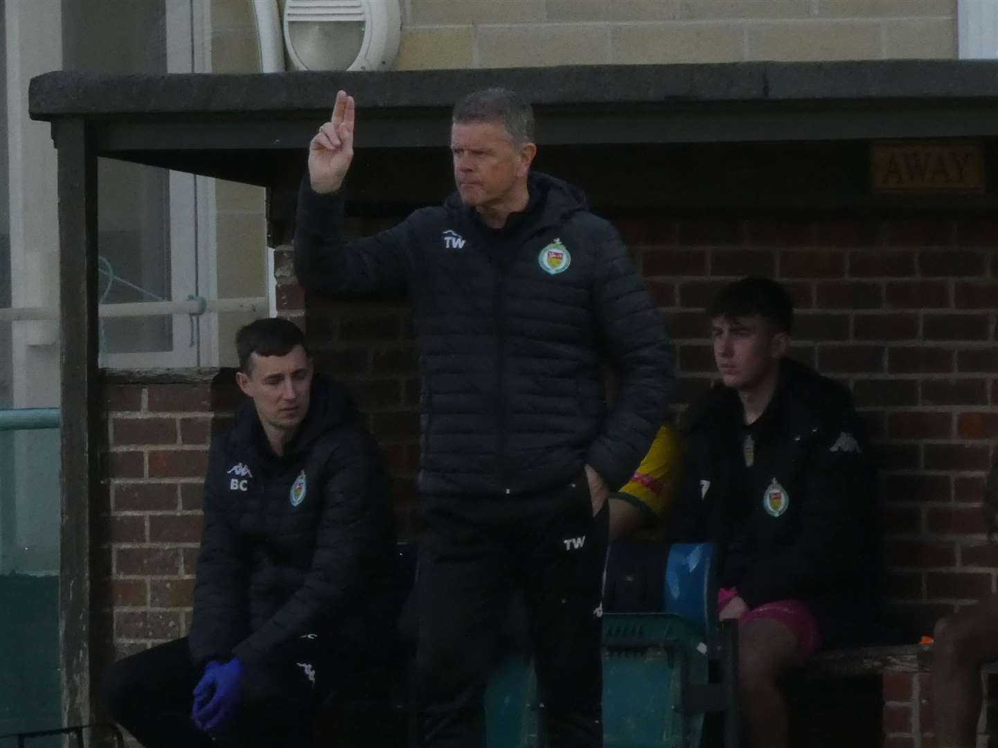 Ashford United manager Tommy Warrilow. Picture: Simon Jasinski