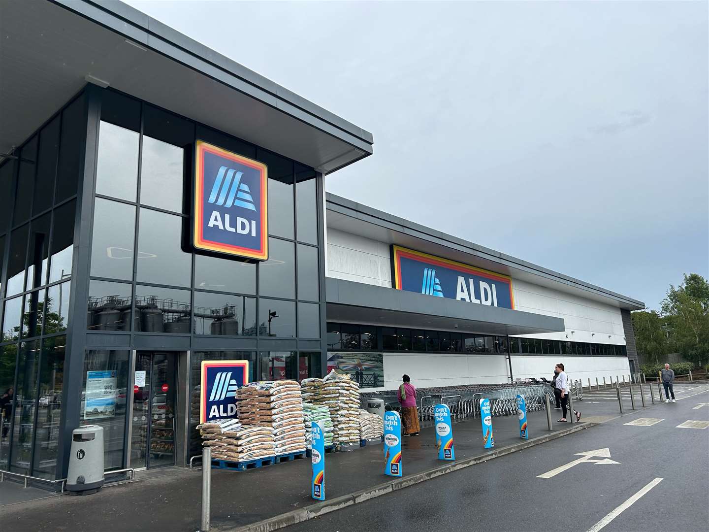 It is thought the Aldi in Ashford reopened just after 10.45am