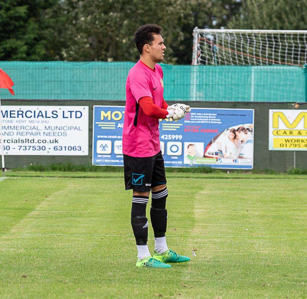 Sittingbourne goalkeeper Patrick Lee Picture: Tony Jones