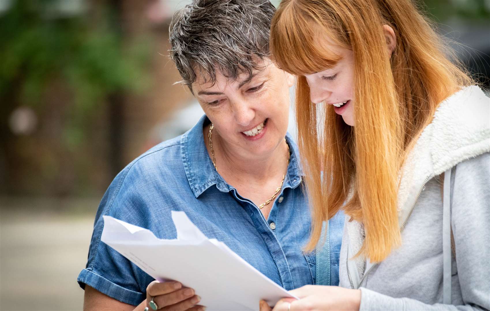 Pupils from Maidstone Grammar School for Girls have collected their results