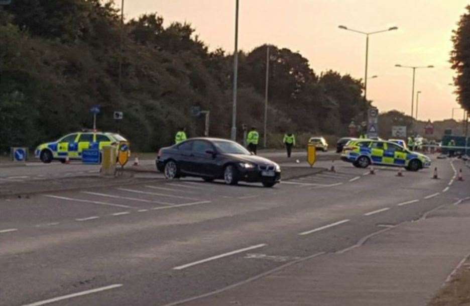 The scene of the crash which killed Oliver Sherwood (1285588)