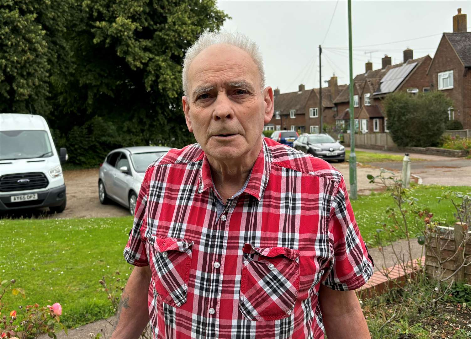 Abbots Walk residents Brian Baker says Wye has changed enormously