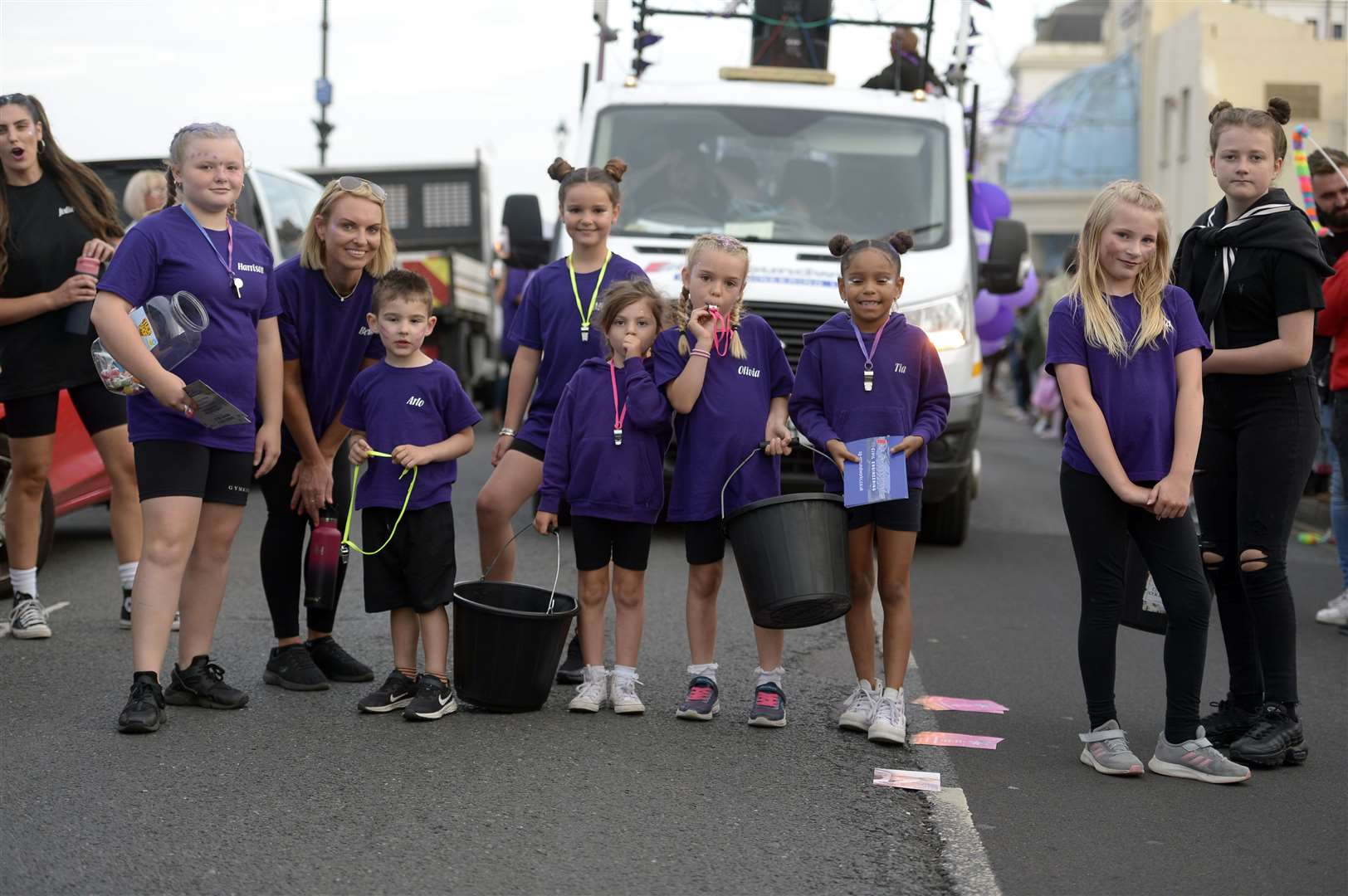 Dance groups were among those taking part. Picture: Barry Goodwin