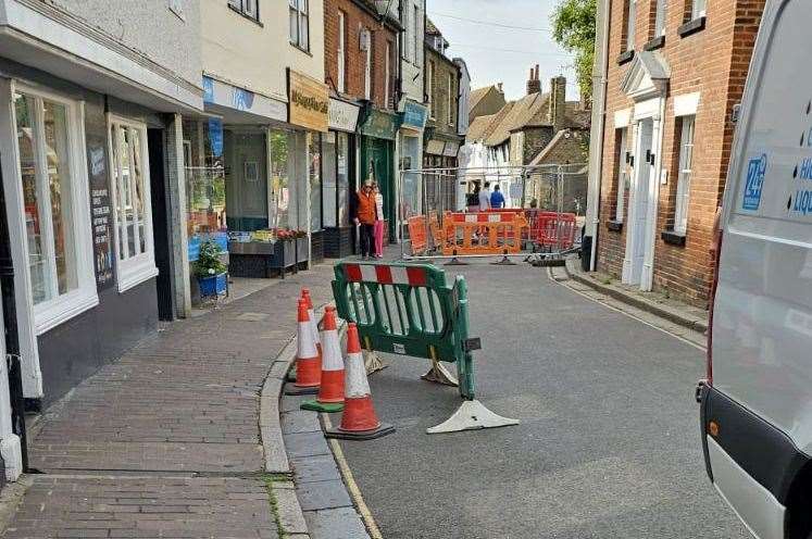 The road had only recently reopened after a nine week closure