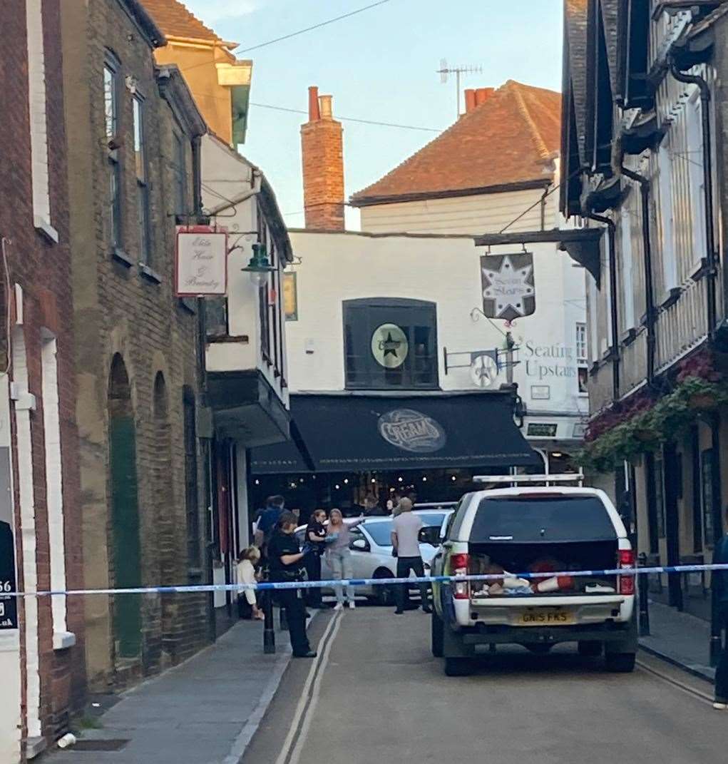 Police were called to Orange Street in the city centre and the scene was cordoned off