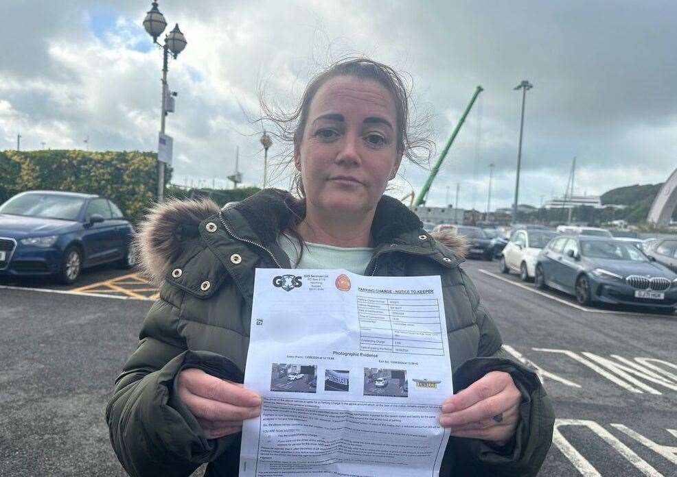 Laura Franklin says she would go to prison before paying the parking fine from Harbour House Car Park in Dover