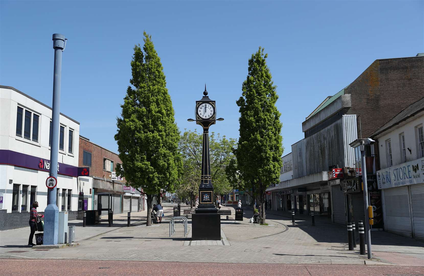 Waterlooville town centre in Hampshire (Andrew Matthews/PA)