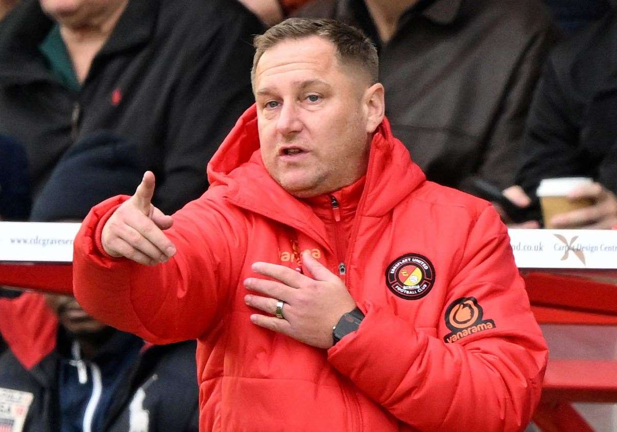 Ebbsfleet boss Dennis Kutrieb. Picture: Keith Gillard