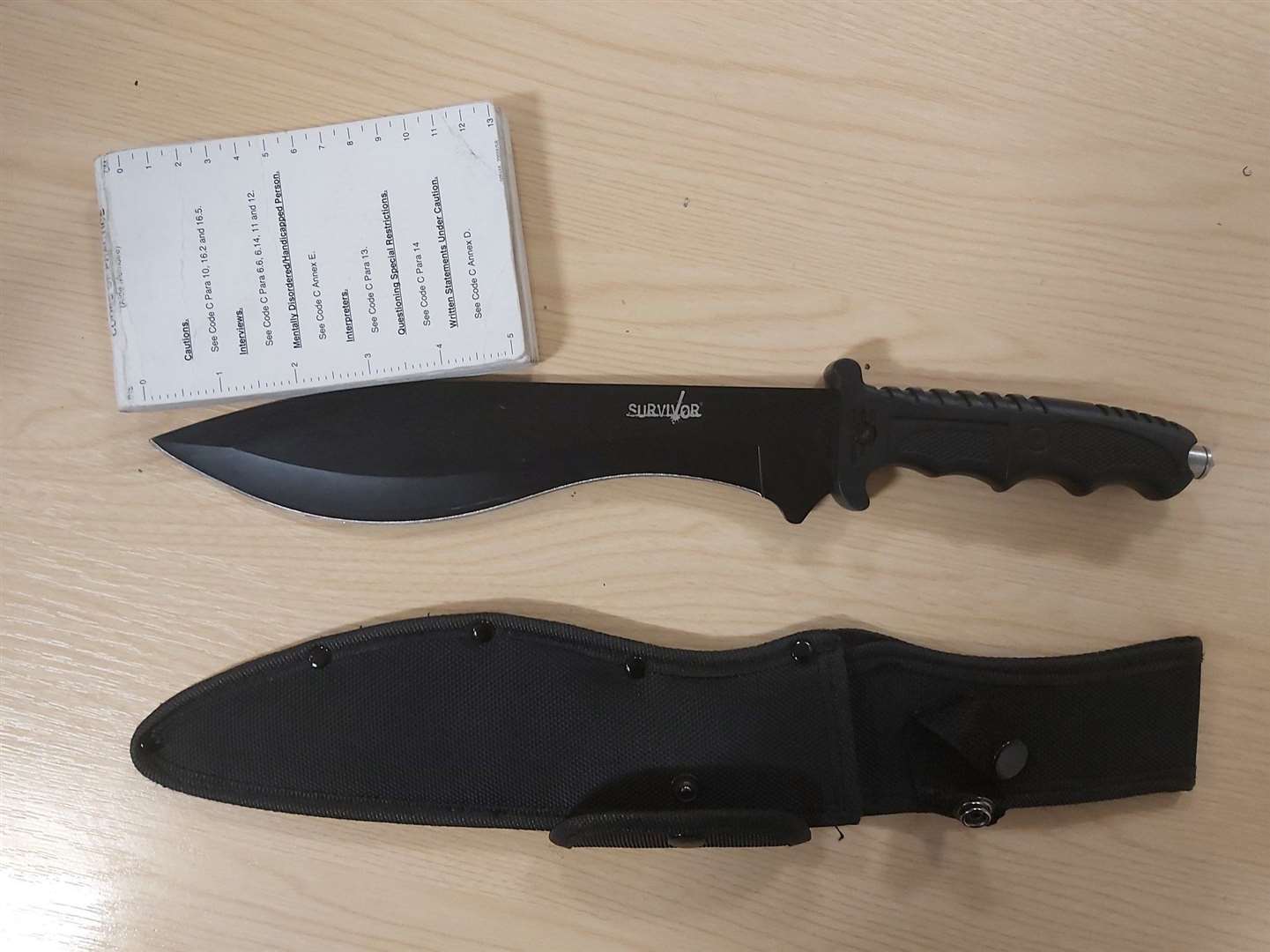 The knife found in Swale. Picture: Kent Police