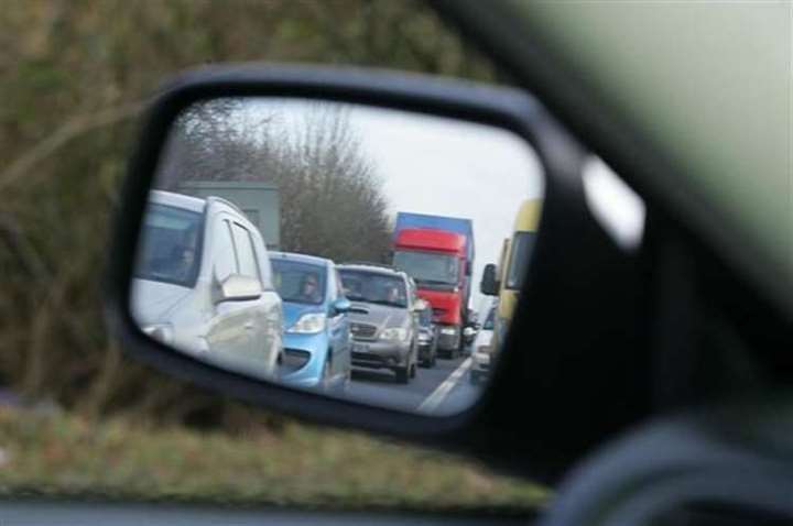 The M20 London bound section between junction 9, for Ashford, and junction 8, for Maidstone, will be closed overnight. Stock picture