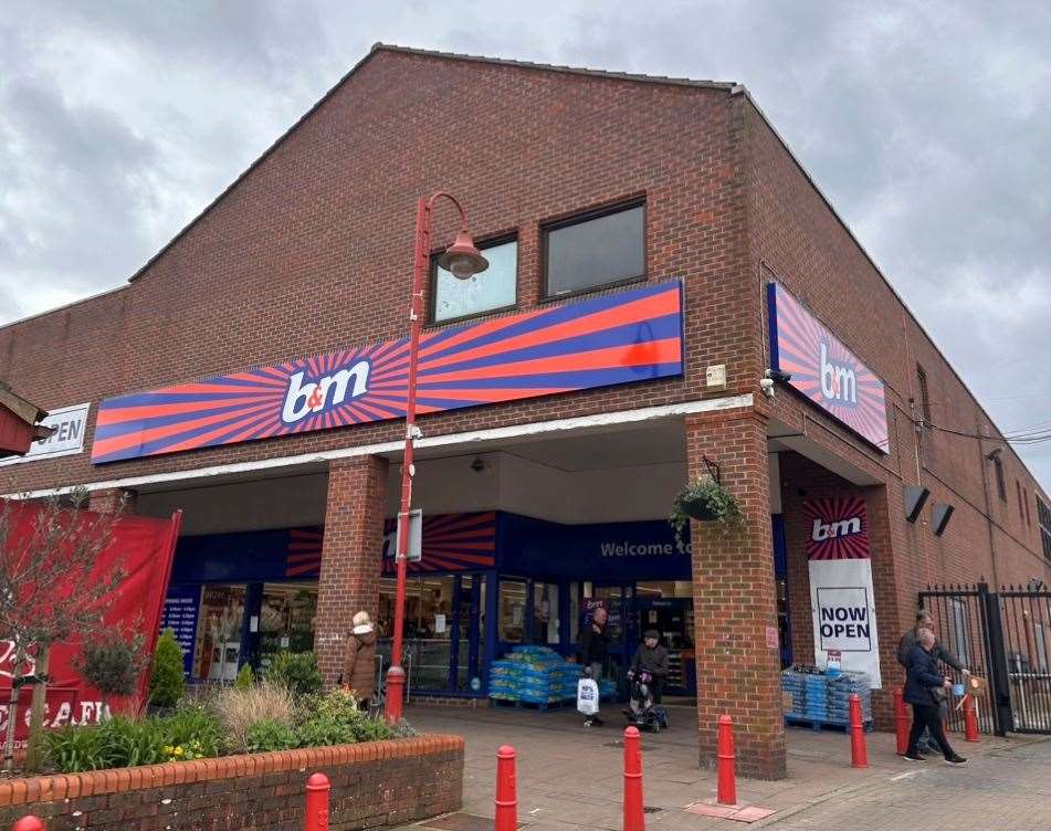 B&M took over one of the former units in Rainham Shopping Centre