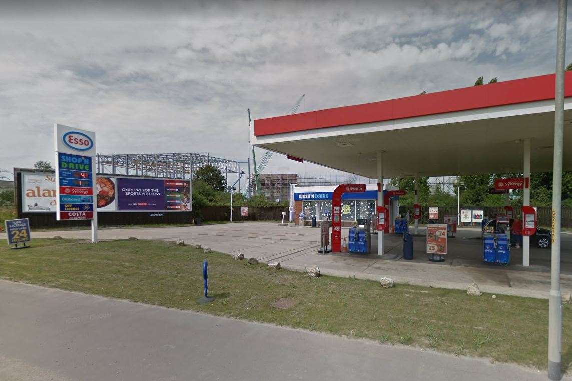 Esso garage, Ramsgate Road. Pic: Google street views