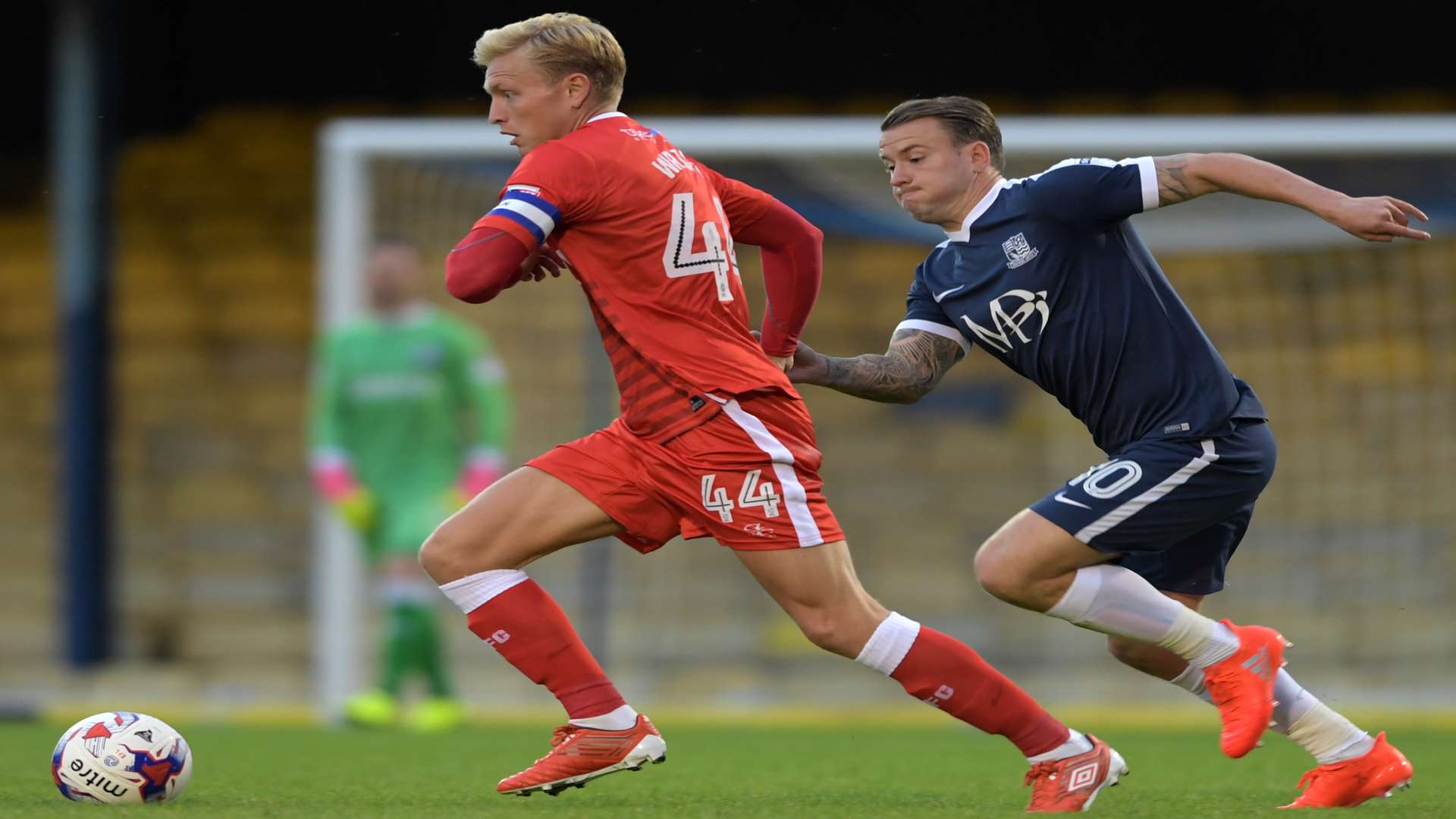 Captain Josh Wright on the ball. Picture: Barry Goodwin