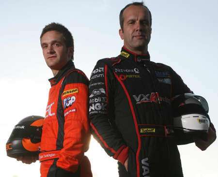 Colin Turkington and Fabrizio Giovanardi