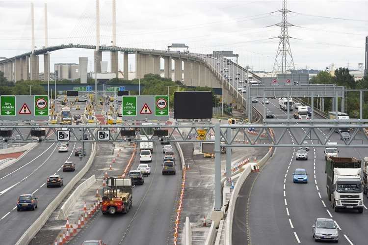 Repair and maintenance work is set to take place at the Dartford Crossing this week