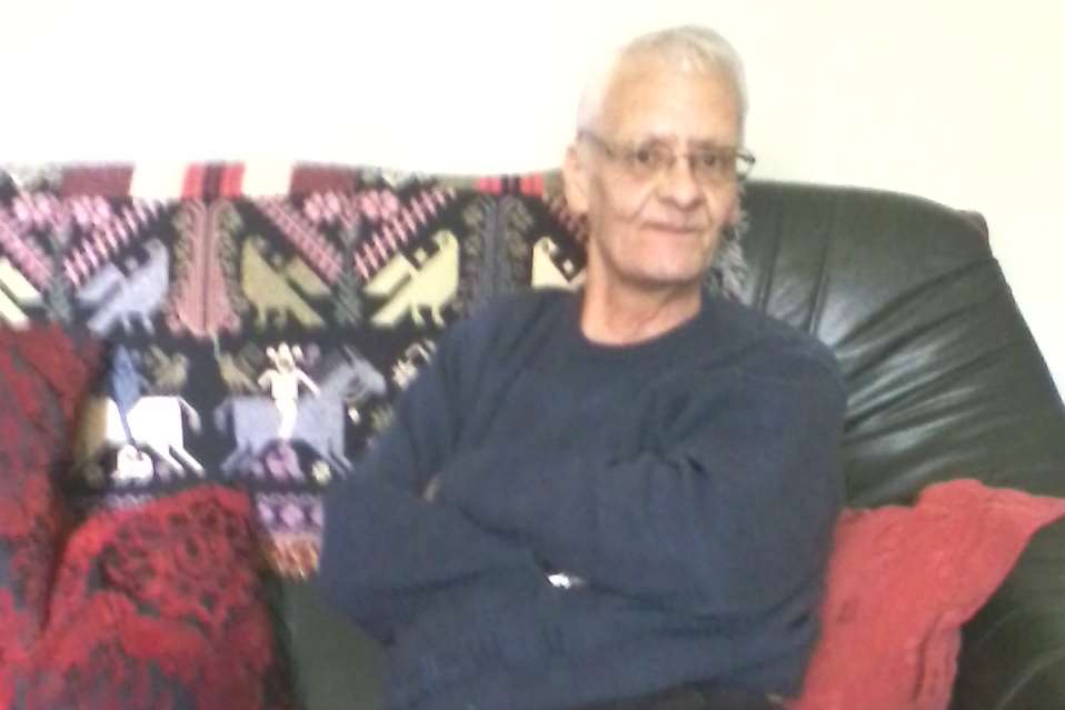 Kent Police is searching for Fredrick Harris, 68, of Snipe Close, Pembury, near Tunbridge Wells