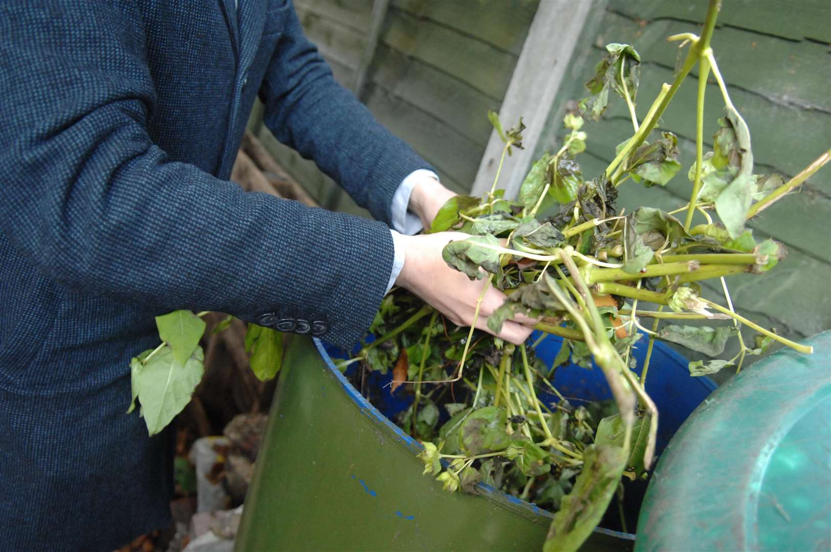 Garden waste will not be emptied until March