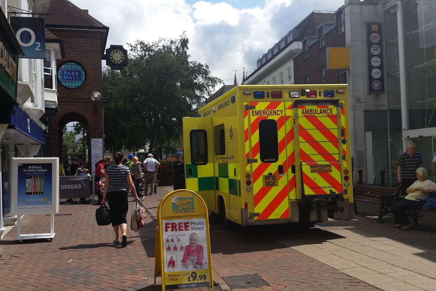 Paramedics were called to the scene following the fight