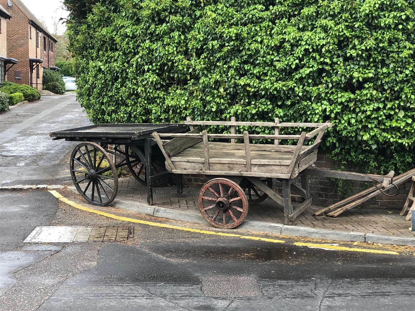 The wagons on School Road (9159264)