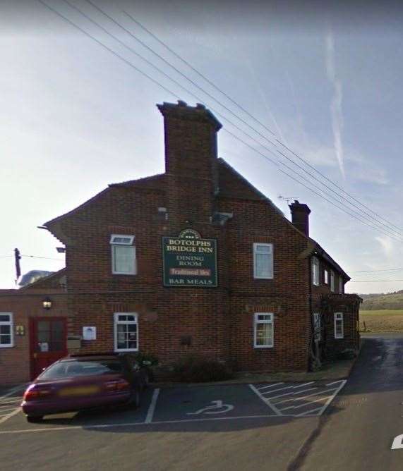 Botolphs Bridge Inn, West Hythe take its name from seventh century monk St Botolph. Picture: Google