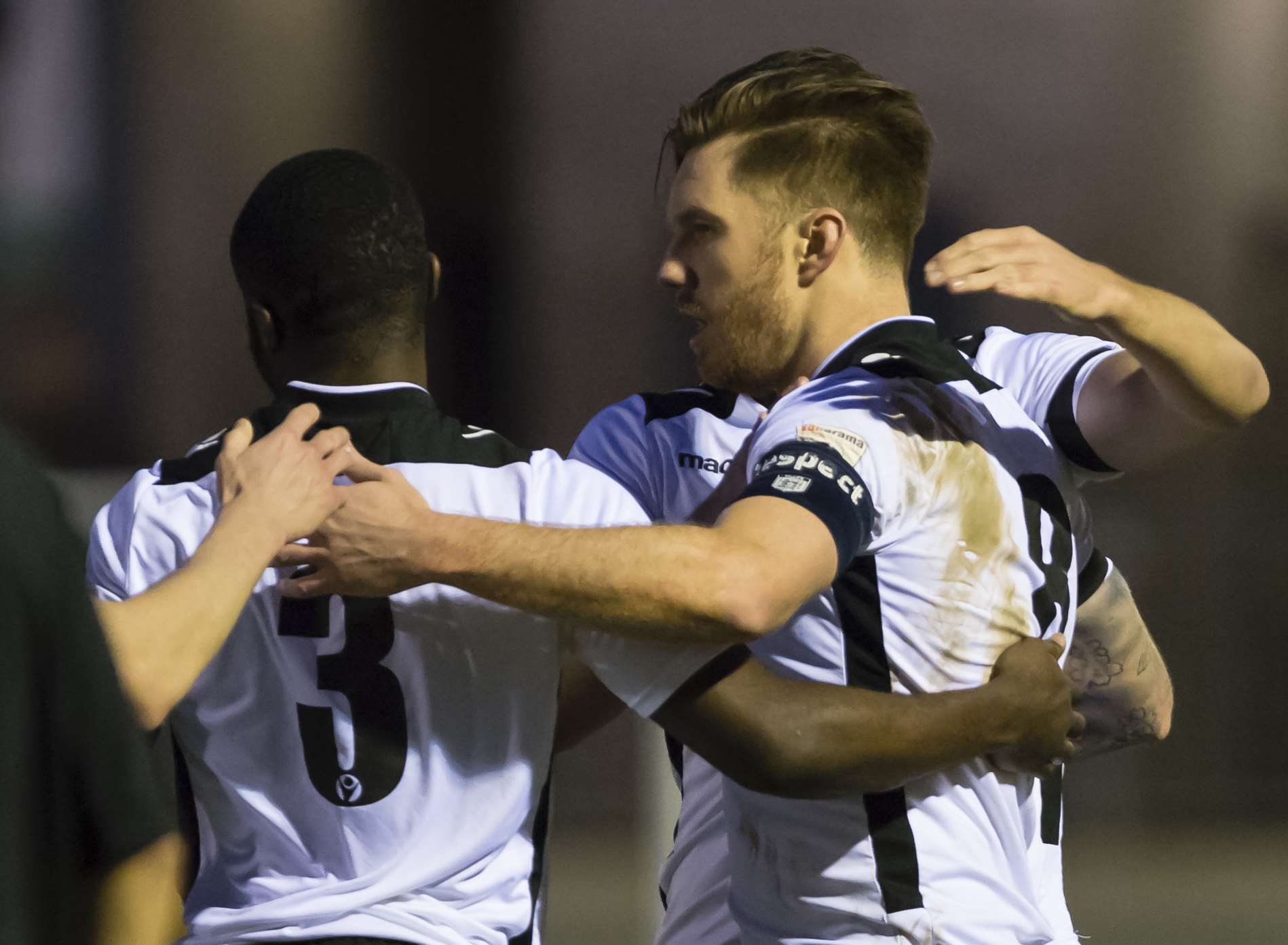 Elliot Bradbrook celebrates after scoring against Havant & Waterlooville Picture: Andy Payton