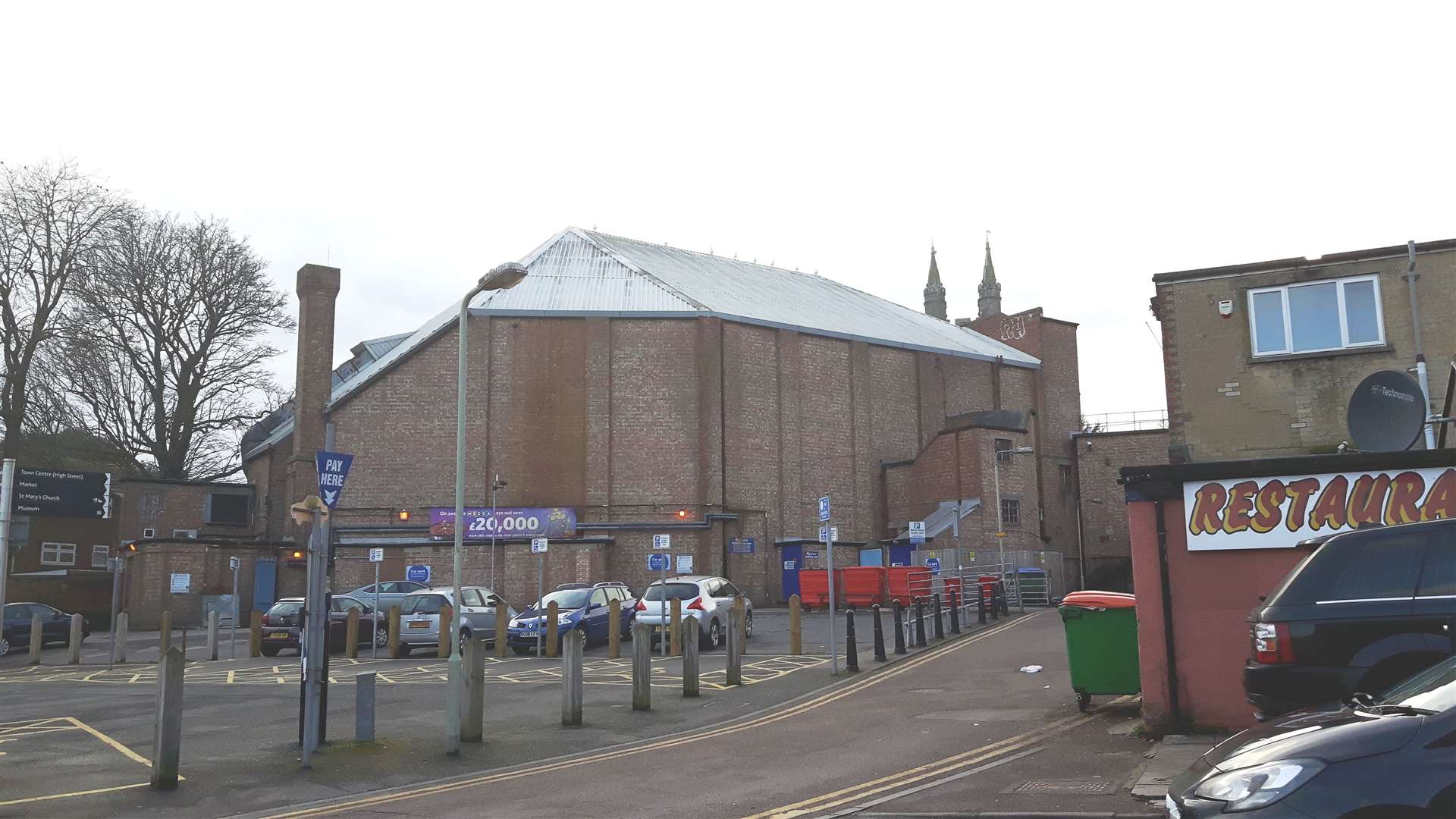 The rear of Mecca Bingo in Ashford