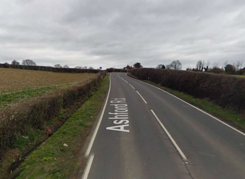 Ashford Road in High Halden, where the horses are said to have reached once they escaped their penn. Picture: Google