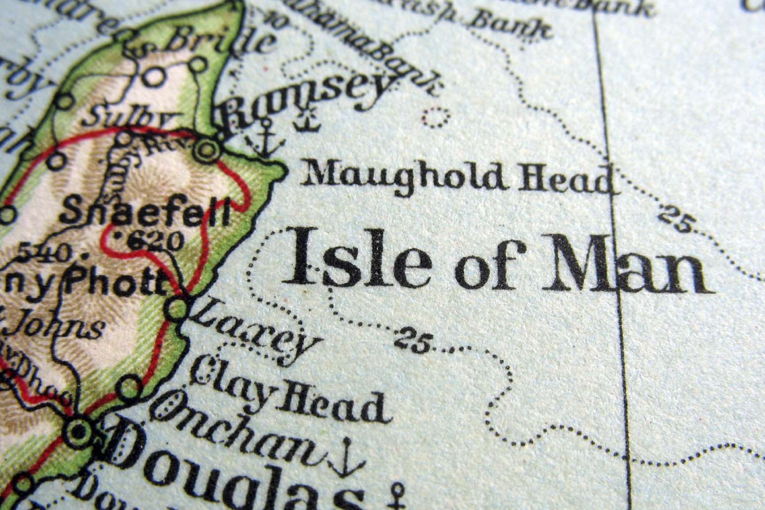 Map of the Isle of Man