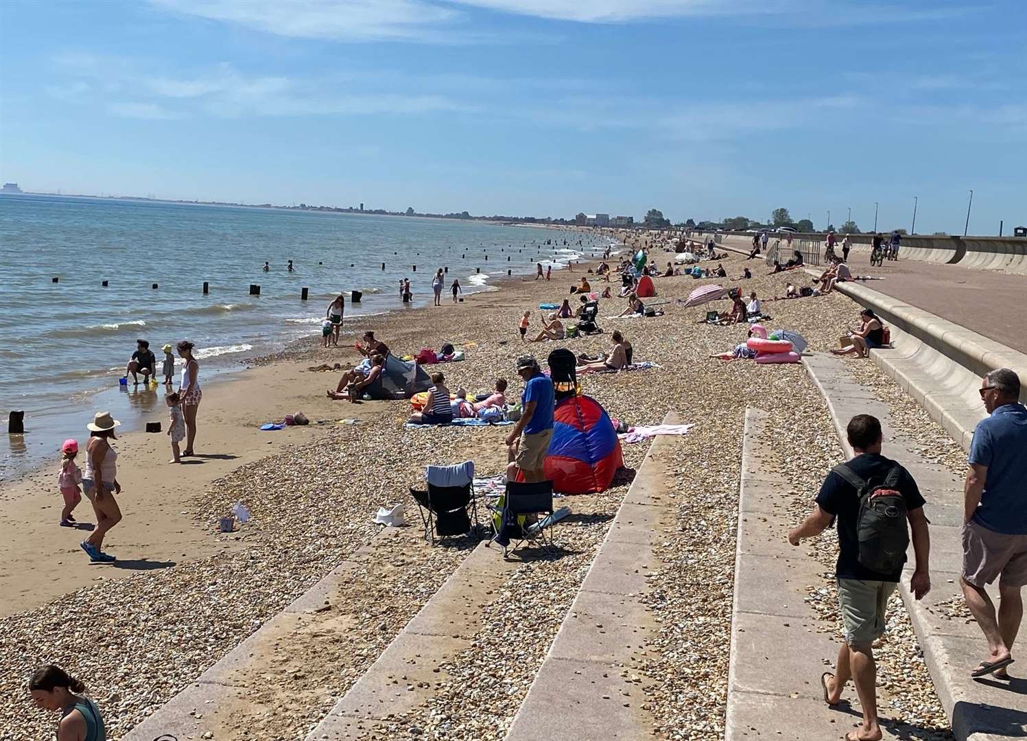 Dymchurch beach is among the best in the country. Picture: Barry Goodwin