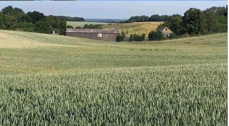 Some of the 27 hectares to be developed at Gibraltar Farm